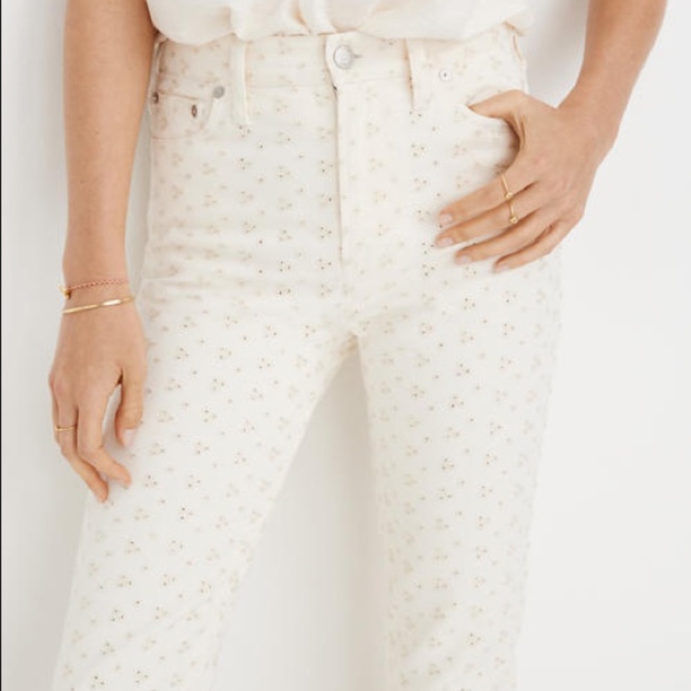 Madewell The perfect vintage jean eyelet vintage